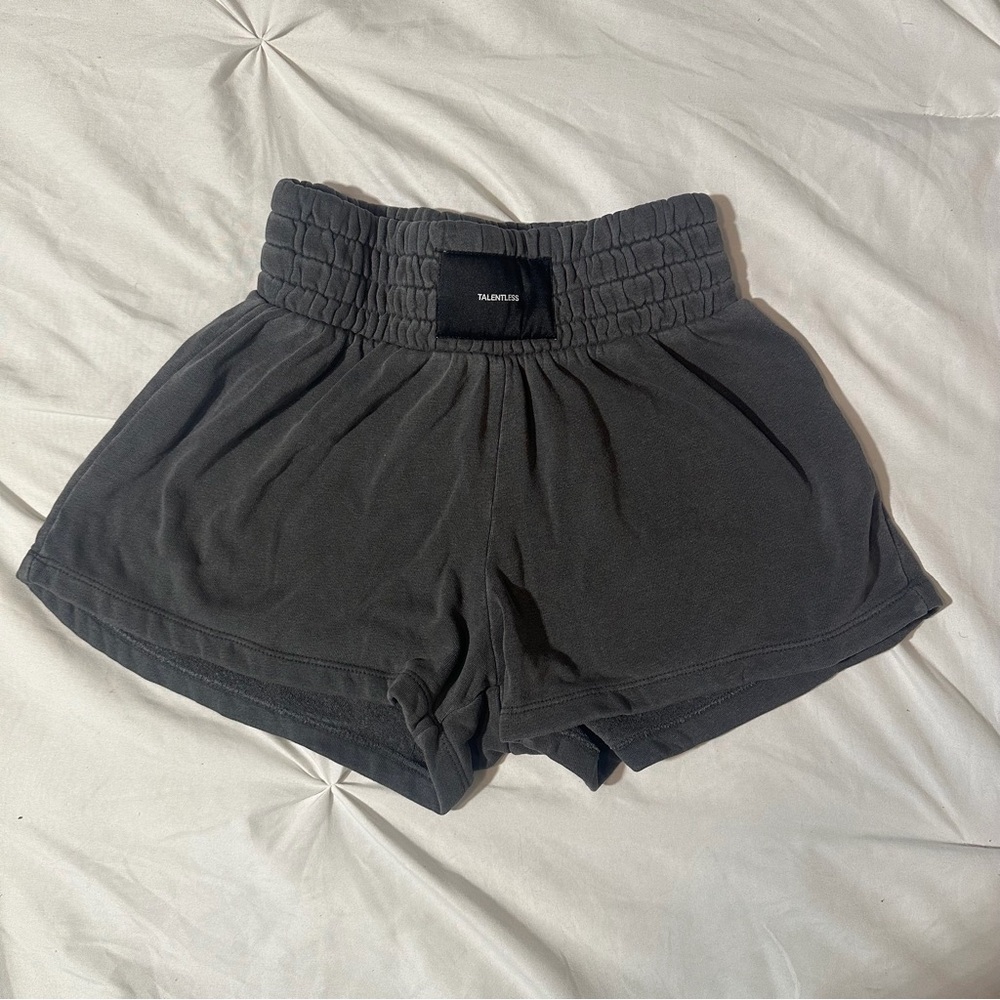 TALENTLESS Charcoal High Waist Women's Shorts
